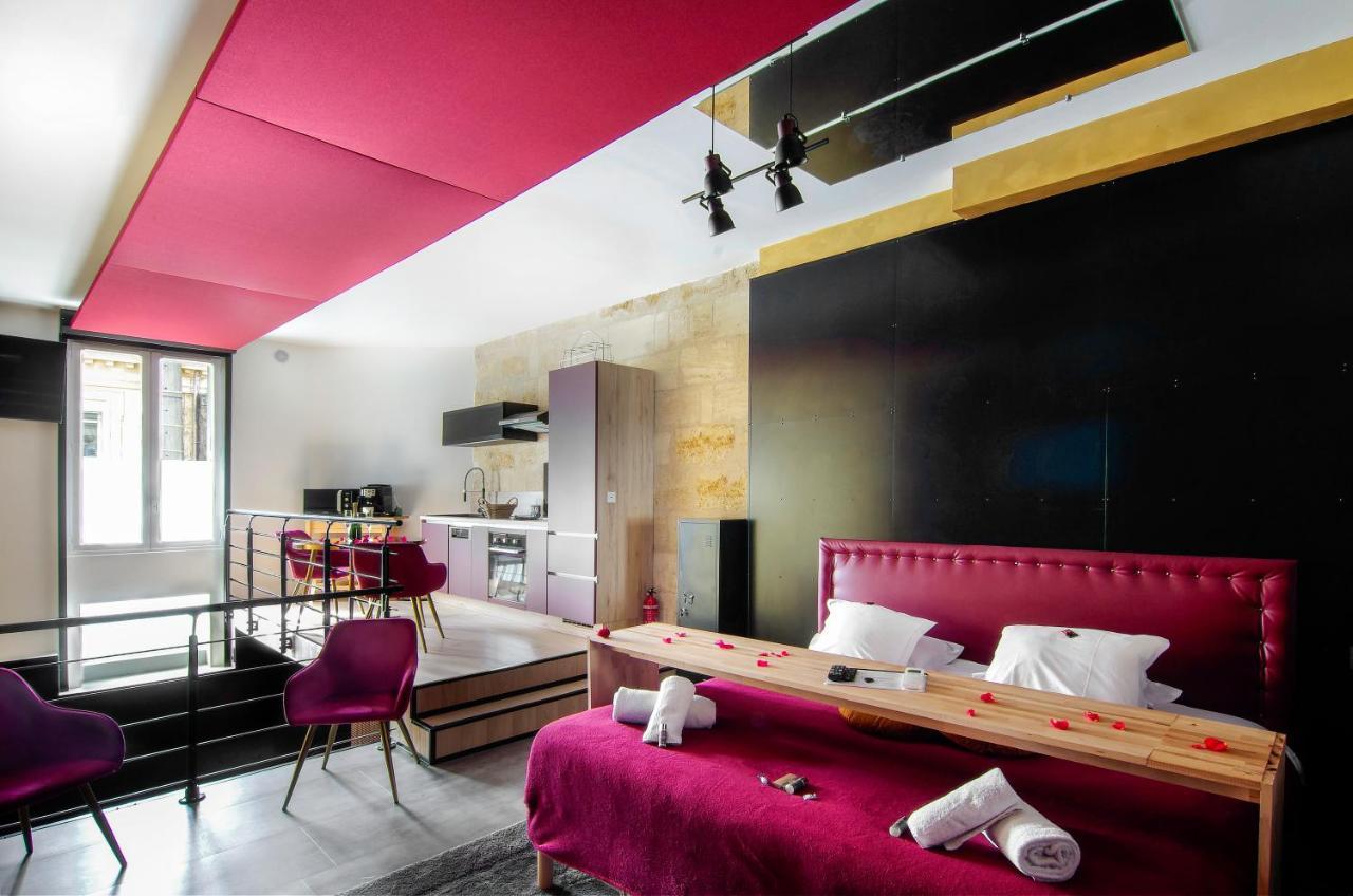 Mieuxqualhotel Jacuzzi Privatif Love Room Bordéus Exterior foto